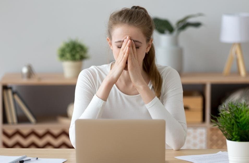 Stressed Female Business Owner