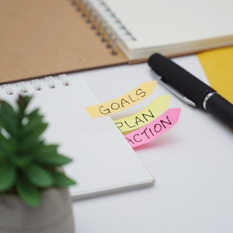 Goals Plan Action Notepad
