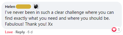 Helen-clear-challenge-thanks Helen Comment - Clear Tapping Challenge